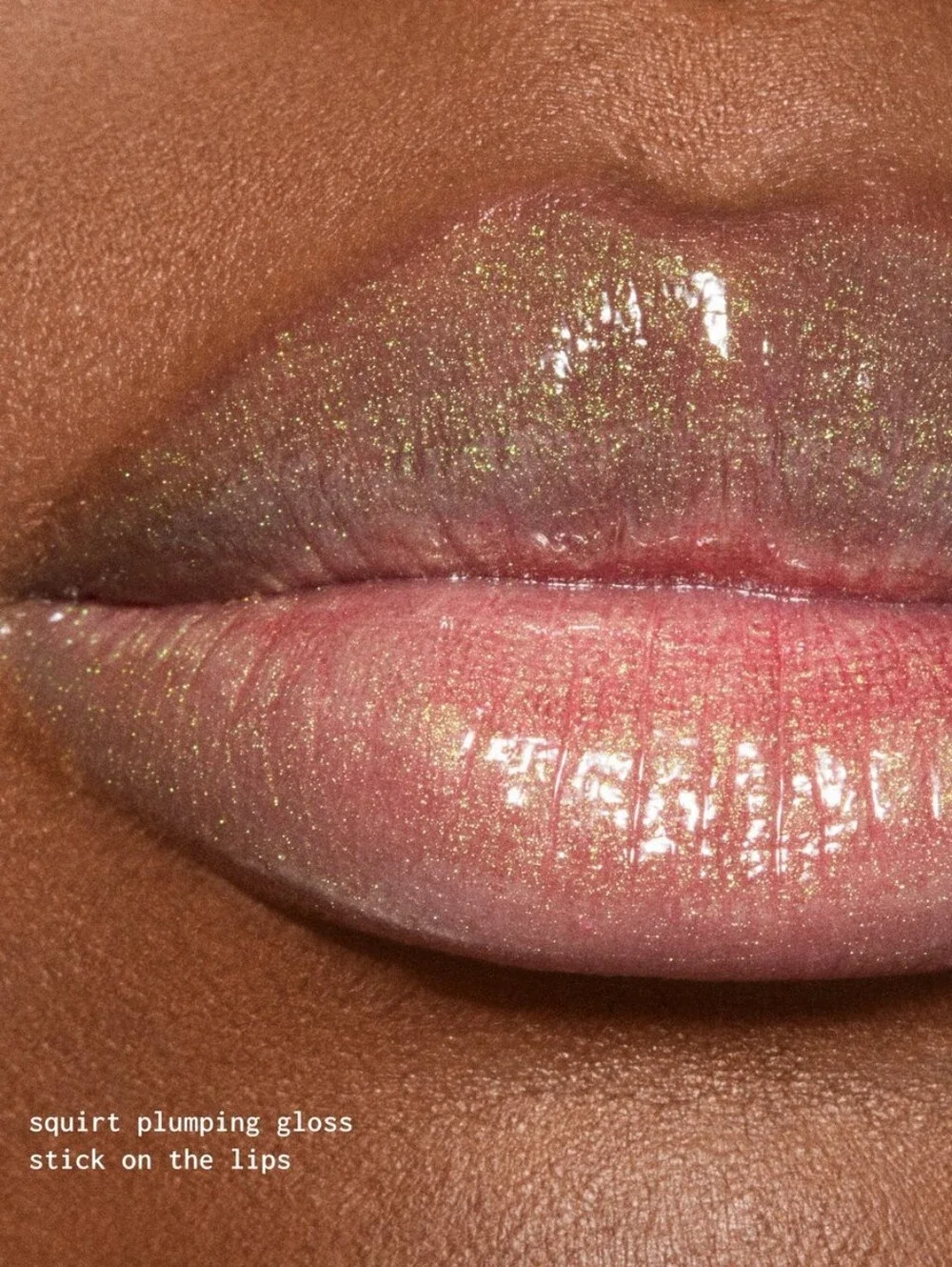 MAC Squirt Sparks Irridescent Plumping Lip Balm - Pearlescent Green Gold Shimmer